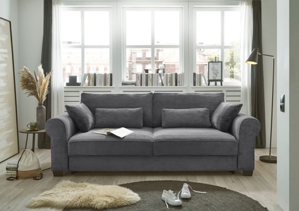 ED EXCITING DESIGN, ED EXCITING DESIGN Schlafsofa »Angelina«, frei im Raum stellbar, mit Bettkasten, mit Schlaffunktion, ED EXCITING DESIGN Schlafsofa »Angelina«, frei im Raum stellbar, mit Bettkasten, mit Schlaffunktion