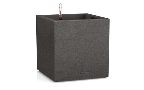 Lechuza, Lechuza - Blumenkasten mit Integriertem Bewässerungssystem Canto Stone 40 - Anthrazit, Lechuza Pflanzentopf Canto Stone 40 Low Schwarz
