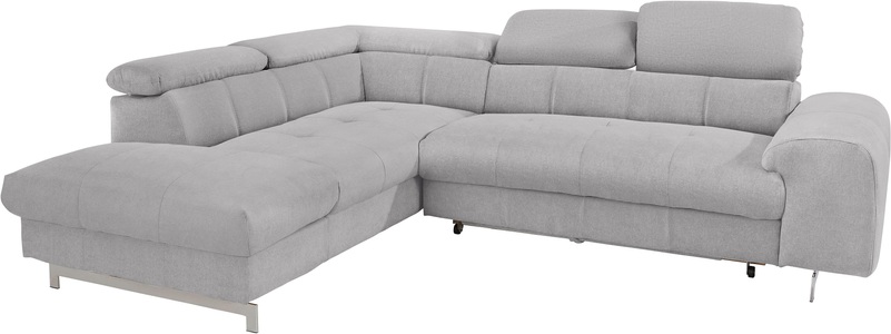 COTTA Ecksofa, mit Kopfteilverstellung, wahlweise mit Bettfunktion