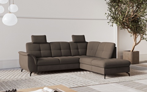 sit&more Ecksofa »Zora L-Form«, wahlweise mit Bettfunktion und Bettkasten
