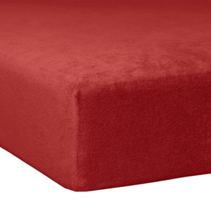 TRAUMSCHLAF, TRAUMSCHLAF Spannbettlaken »Flausch Frottee«, (1 St.), flauschig weich, elastisch und anschmiegsam, 
