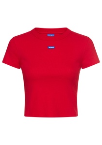 HUGO Blue T-Shirt »Baby Tee«, in verkürzter Länge