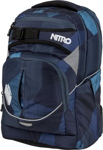 Nitro, Nitro Schulthek Superhero Fragments, Rucksack Superhero fragments blue