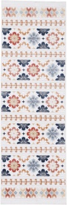 carpetfine, carpetfine Läufer »Deja 103«, rechteckig, 4 mm Höhe, robustes Flachgewebe, Motiv- Floral Palmenblätter, Hoch-Tief Effekt, In- und Outdoor geeignet, Wetterfest und UV-beständig für Balkon, Terrasse, Garten, Aussenbereich,Wohnzimmer, Schlafzimme, carpetfine Läufer »Deja 103«, rechteckig, 4 mm Höhe, robustes Flachgewebe, Motiv- Floral Palmenblätter, Hoch-Tief Effekt