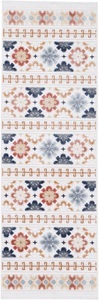 carpetfine, carpetfine Läufer »Deja 103«, rechteckig, 4 mm Höhe, robustes Flachgewebe, Motiv- Floral Palmenblätter, Hoch-Tief Effekt, In- und Outdoor geeignet, Wetterfest und UV-beständig für Balkon, Terrasse, Garten, Aussenbereich,Wohnzimmer, Schlafzimme, carpetfine Läufer »Deja 103«, rechteckig, 4 mm Höhe, robustes Flachgewebe, Motiv- Floral Palmenblätter, Hoch-Tief Effekt