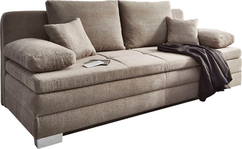 Jockenhöfer Gruppe Schlafsofa, inklusive Bettkasten und loser Kissen,mit Kaltschaumtopper