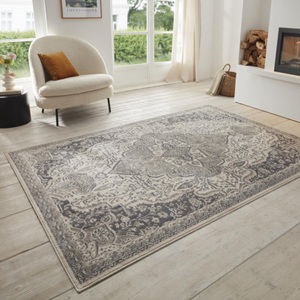 Hanse Home, HANSE Home Teppich »Orken«, rechteckig, 8 mm Höhe, strapazierfähig, robust, pflegeleicht, ringsum gekettelt, geeignet für Fussbodenheizung, HANSE Home Teppich »Orken«, rechteckig, 8 mm Höhe, Kurzflor, Läufer, Orient, Vintage, Wohnzimmer, Schlafzimmer, Esszimmer