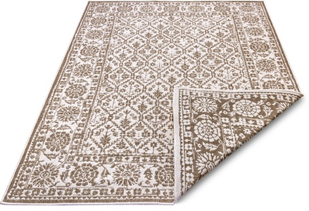 NORTHRUGS, NORTHRUGS Teppich »Curacao«, rechteckig, 5 mm Höhe, In-und Outdoor geeignet, Wohnzimmer, Balkon, Terrasse, Garten, Robust, Pflegeleicht, Flachgewebe, Wendbar, NORTHRUGS Teppich »Curacao«, rechteckig, 5 mm Höhe, In-& Outdoor, Läufer, Wetterfest, Balkon, Wohnzimmer, Wasserfest