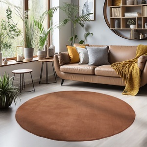 Ayyildiz Teppiche, Ayyildiz Teppiche Teppich »SKY 5400«, rund, Besonders weich / Softfllor / waschbar, Ayyildiz Teppiche Teppich »SKY 5400«, rund, 7 mm Höhe, Besonders weich / Softfllor / waschbar