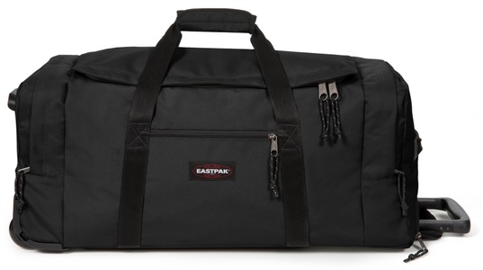 EASTPAK, Eastpak Leatherface L+ Trolley Reisetasche in Black, EASTPAK Reisetasche Leatherface L + 104L schwarz