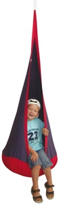 Roba, roba Hängesack aus Stoff, Hängesack (Farbe: rot/blau)