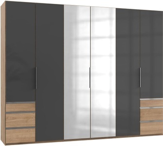 fresh to go, Fresh To Go Kleiderschrank »Level«, mit Glastüren, Wimex Kleiderschrank »Level by fresh to go«, mit Glas-und Spiegeltüren