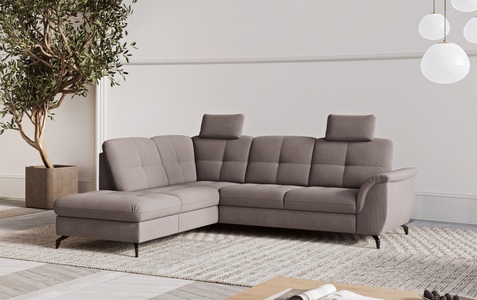 sit&more Ecksofa »Zora L-Form«, wahlweise mit Bettfunktion und Bettkasten