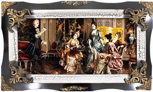 MorgenLand, morgenland Wandteppich »Bild-Teppich Figurativ 120 x 70 cm«, rechteckig, 0,6 mm Höhe, besonders weich durch Microfaser, morgenland Wandteppich »Bild-Teppich Figurativ 120 x 70 cm«, rechteckig, 6 mm Höhe, besonders weich durch Microfaser