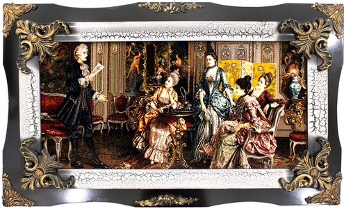 MorgenLand, morgenland Wandteppich »Bild-Teppich Figurativ 120 x 70 cm«, rechteckig, 0,6 mm Höhe, besonders weich durch Microfaser, morgenland Wandteppich »Bild-Teppich Figurativ 120 x 70 cm«, rechteckig, 6 mm Höhe, besonders weich durch Microfaser
