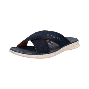 Bugatti, bugatti Pantolette Sommerschuh, Hausschuh, Strandschuh mit Kreuz-Steg
