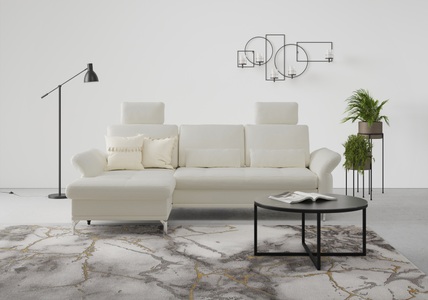 INOSIGN, INOSIGN Ecksofa »Palm Beach«, Federkern, mit Sitztiefenverstellung, wahlweise mit Bettfunktion, Bettkasten und Armteilverstellung, INOSIGN Ecksofa »Palm Beach L-Form«, Federkern, mit Sitztiefenverstellung, wahlweise mit Bettfunktion