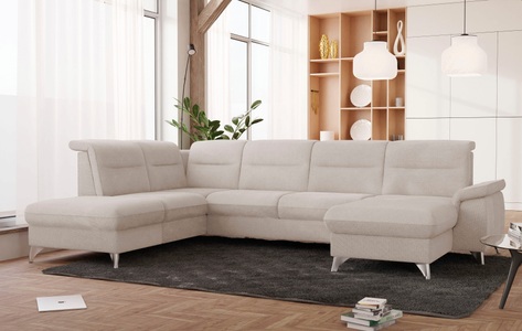 SCHÖNER WOHNEN LAMINAT, SCHÖNER WOHNEN LAMINAT Wohnlandschaft, wahlweise mit motorischer Relaxfunktion, sit&more Wohnlandschaft »Astoria U-Form«, wahlweise mit motorischer Relaxfunktion