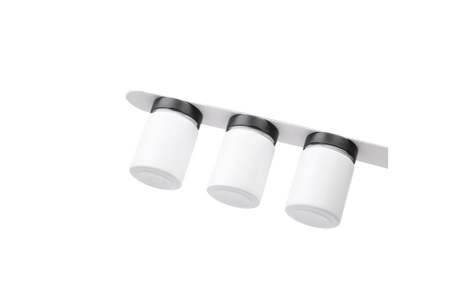 undefined, Vorratsdose, (3 tlg.), Vorratsdose »Silwy Feinkost-Magnetgläser-Set, 192 ml 0.192 l, Weiss«, (3 tlg.)