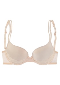 Lascana, Bh Damen Champagner C/70, Vivance T-Shirt-BH »Noemi«, mit Schale, Dessous