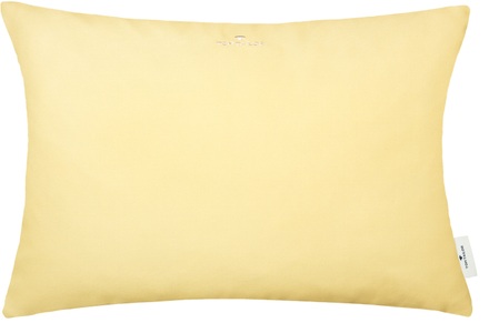 Tom Tailor, TOM TAILOR Kissenhülle »Dove Signature«, (1 St.), Zierkissenbezug Dove Signature Gelb/Transparent Baumwolle/Polyester 40 cm 60 cm