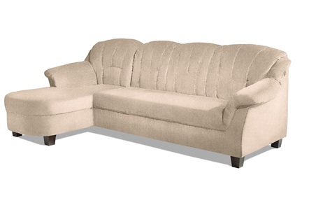 HOME AFFAIRE, Home affaire Ecksofa »Budapest«, wahlweise mit Bettfunktion, mit Recamiere oder Ottomane, 