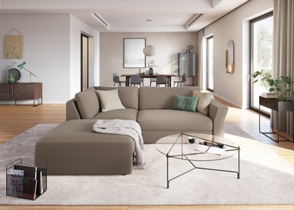 sit&more Ecksofa, inklusive Sitztiefenverstellung