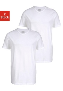 Jack & Jones T-Shirt »V-Neck« (2 Stück)