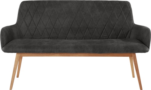 PREMIUM COLLECTION BY HOME AFFAIRE, Premium collection by Home affaire Sitzbank »Brest«, Rückenlehne mit Rautensteppung, Home affaire Sitzbank »Brest«, Schuhbank, Garderobenbank, Bank Breite 160 cm