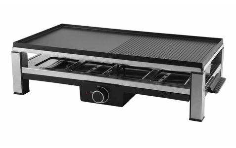 Ohmex, OHMEX RCL-2298 - Raclettegrill (Schwarz/Silber), OHMEX, HOME & LIVING, Raclette-Grill 8 Personen, Produkte & Wohnen, Household & Kitchen, Küchenkleingeräte, Racletteofen