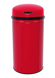 ECHTWERK, ECHTWERK Mülleimer »INOX RED«, 1 Behälter, Infrarot-Sensor, Fassungsvermögen 42 Liter, ECHTWERK Mülleimer »INOX RED«, 1 Behälter, Infrarot-Sensor, Korpus aus Edelstahl, Fassungsvermögen 42 Liter
