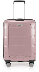 Hauptstadtkoffer, Hauptstadtkoffer Hartschalen-Trolley ´´Britz´´, 4 Rollen, Britz - Handgepäck mit TSA und Laptopfach in Altrosa