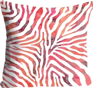 QUEENCE, queence Dekokissen »Rene«, (1 St.), mit Animalprint im Zebra-Design, queence Dekokissen »Rene«, Kissenhülle,Animalprint,Zebra-Design,Streifenmuster,Schwarz,Weiss,Wild