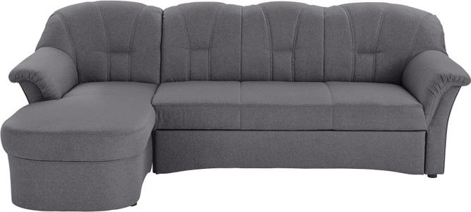 DOMO collection, DOMO collection Ecksofa, DOMO collection Ecksofa Papenburg L-Form, in grosser Farbvielfalt, wahlweise mit Bettfunktion