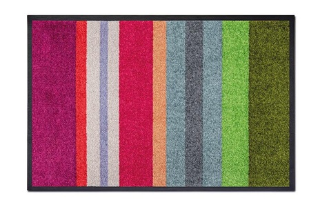 Remember®, Remember Fussmatte »Vivo«, rechteckig, - mm Höhe, Remember - Fussmatte, One Size, Rot Bunt
