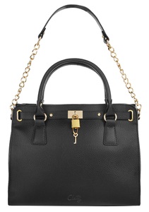 CLUTY, Cluty Henkeltasche, Cluty Henkeltasche, echt Leder, Made in Italy