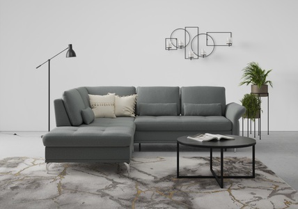 INOSIGN, INOSIGN Ecksofa »Palm Beach«, Federkern, mit Sitztiefenverstellung, wahlweise mit Bettfunktion, Bettkasten und Armteilverstellung, INOSIGN Ecksofa »Palm Beach L-Form«, Federkern, mit Sitztiefenverstellung, wahlweise mit Bettfunktion