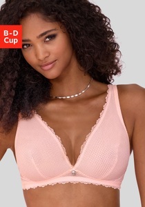 Vivance Bralette-BH, ohne Bügel im High-Apex-Design, sexy Dessous