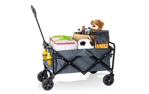 Easymaxx, EASYmaxx Bollerwagen »Bollerwagen, Grau«