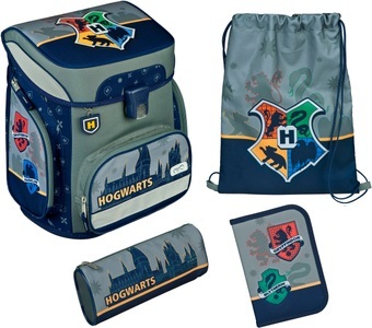 Scooli Schulranzen »EasyFit, Harry Potter Hogwarts«, Reflektoren