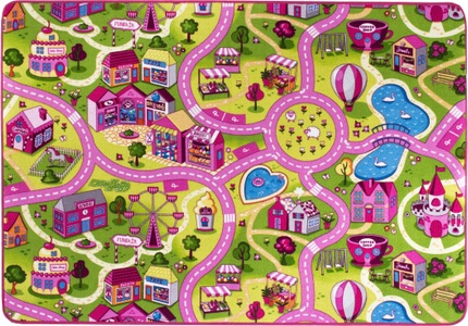 andiamo, Kinderteppich, »Sweet Village«, Andiamo, rechteckig, Höhe 7 mm, maschinell getuftet, Teppich Sweet Village | 1.4 × 2 m