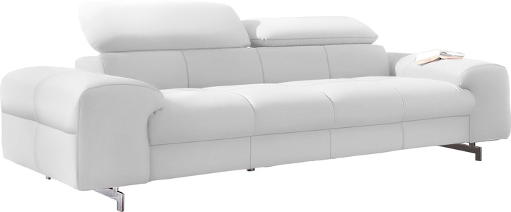 Cotta, COTTA 3-Sitzer, COTTA 3-Sitzer »Chef«, 3-Sitzer mit eleganter Steppung, Bodenfreiheit 12,5 cm