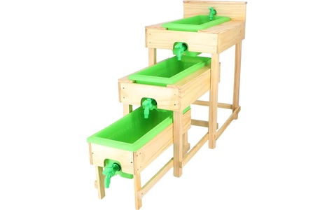 Esschert Design, esschert design Wasserspieltisch "Holz, 3-teilig"