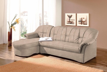 DOMO collection, DOMO collection Ecksofa, DOMO collection Ecksofa Papenburg L-Form, in grosser Farbvielfalt, wahlweise mit Bettfunktion