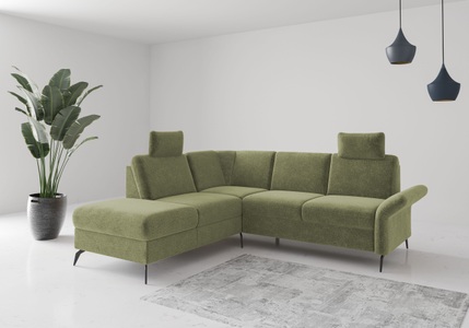 Home affaire Ecksofa »Rochelle«, wahlweise mit Bettfunktion, Bettkasten und Armteilverstellung