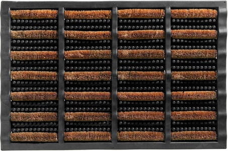 Astra, Fußmatte, »Rimini 568«, ASTRA, rechteckig, Höhe 30 mm, gepresst, ASTRA Fussmatte »Rimini 568-1«, rechteckig, 30 mm Höhe, Schmutzfangmatte, mit Kokosbürsten, In -und Outdoor geeignet