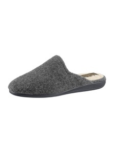 undefined, Pantoffel mit rutschhemmender Gummi-Laufsohle, 