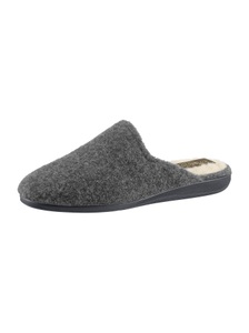 undefined, Pantoffel mit rutschhemmender Gummi-Laufsohle, 