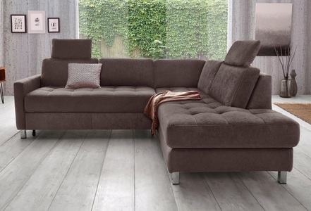 SIT&MORE, sit&more Ecksofa, sit&more Ecksofa »Pablo L-Form«, wahlweise mit Bettfunktion