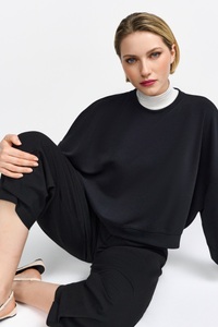 RICHROYAL Sweatshirt »Tencel peached Shirt«, modische Kurzarmsweatshirt